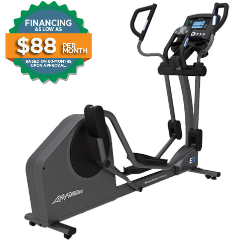 Life Fitness E3 Cross Trainer - Premium Elliptical Machine for Home Gym, Low-Impact Cardio Workout - Perfect for Weight Loss & Full-Body Training