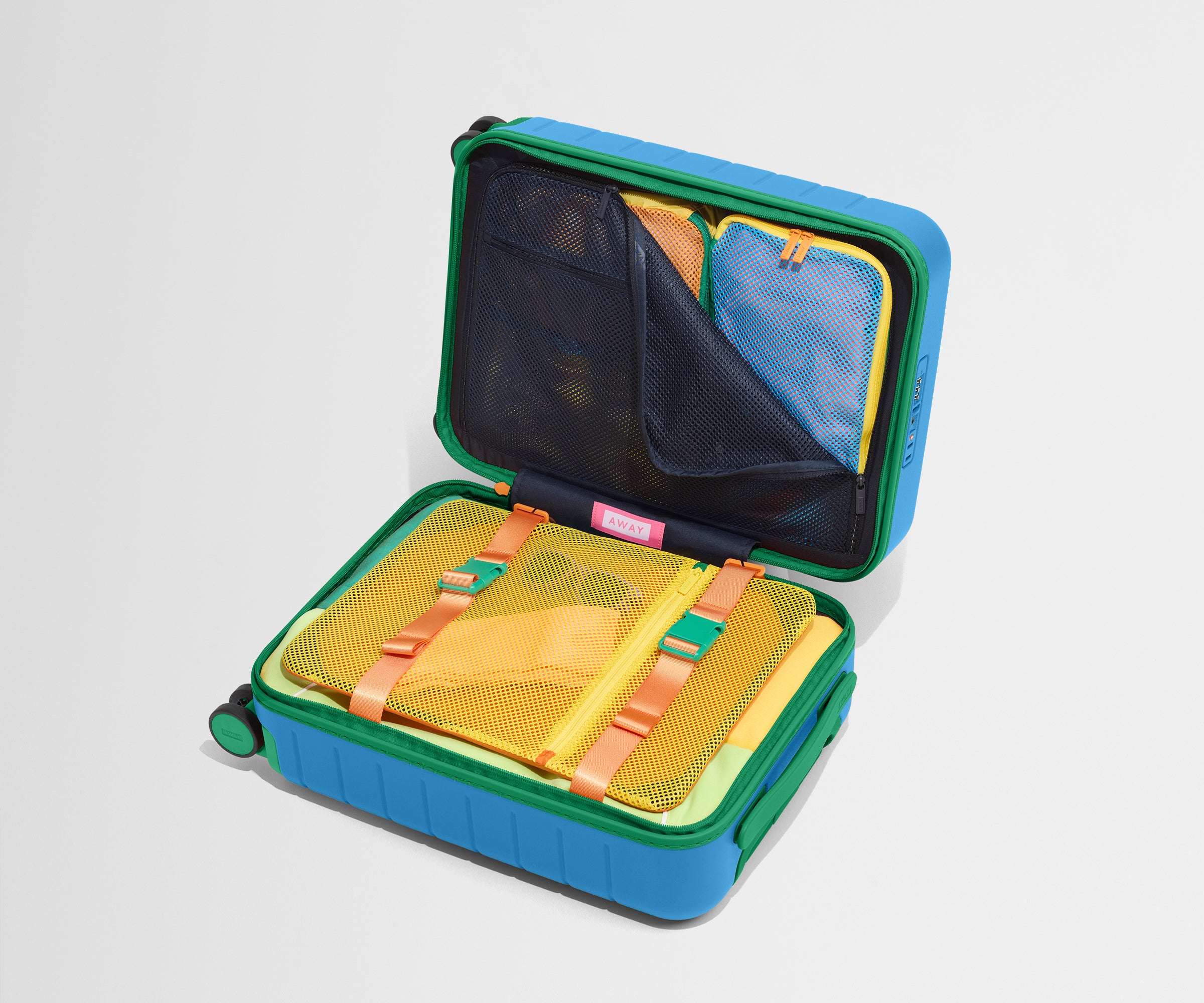 **Kids' Splash Blue Carry-On Luggage - Lightweight & Durable Travel Suitcase for Children - Perfect for Airplane Trips & Family Vacations**