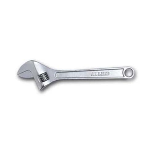 Allied 51052 8-Inch Adjustable Wrench - Heavy Duty Steel Construction for Plumbing, Automotive & DIY Home Repairs