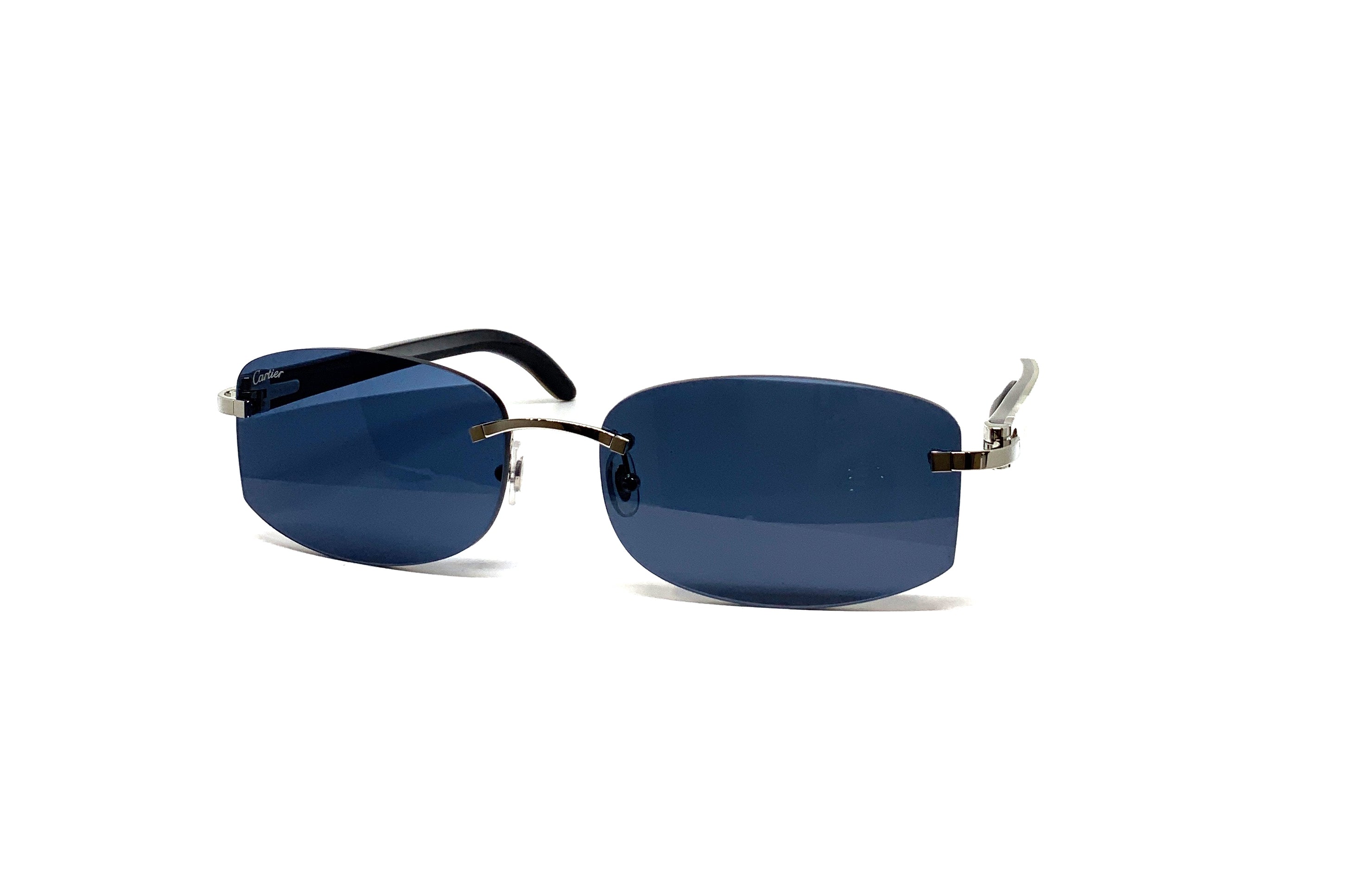 Cartier C Décor CT0031RS Buffalo Horn Sunglasses - Luxury Designer Shades for Men & Women - Perfect for Outdoor Activities, Travel & Fashion Accessories