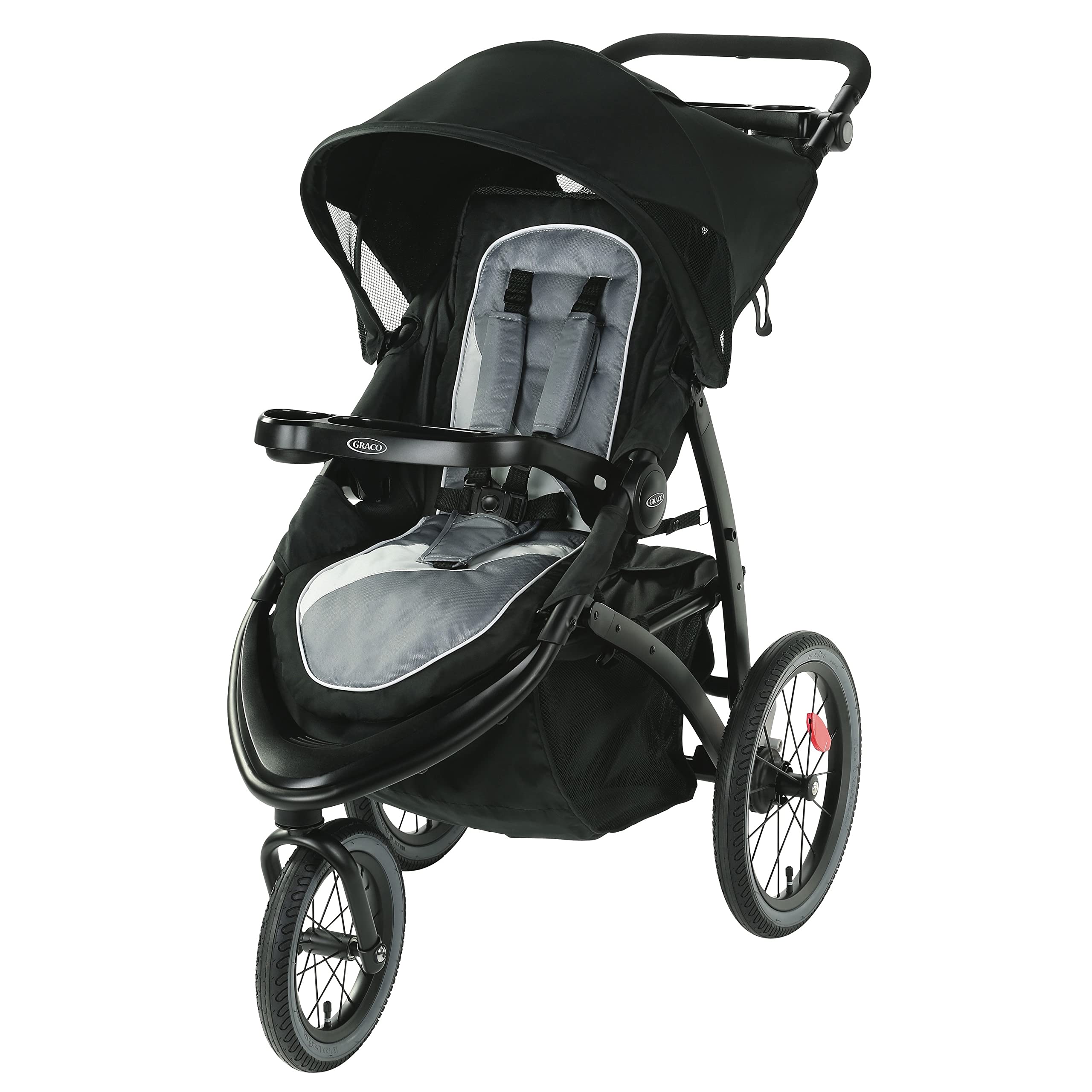 Graco FastAction Jogger LX Stroller - Lightweight Travel Stroller with One-Hand Fold, ICS Car Seat Compatible, Perfect for Jogging, Shopping & Air Travel | Ideal for Active Parents & On-the-Go Families
