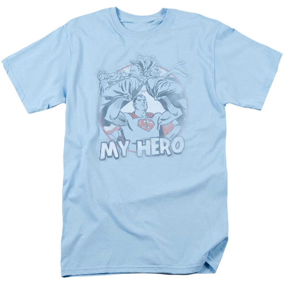 Superman My Hero Graphic T-Shirt for Men - Size XXL - Casual Superhero Tee for Fans, Cosplay & Everyday Wear