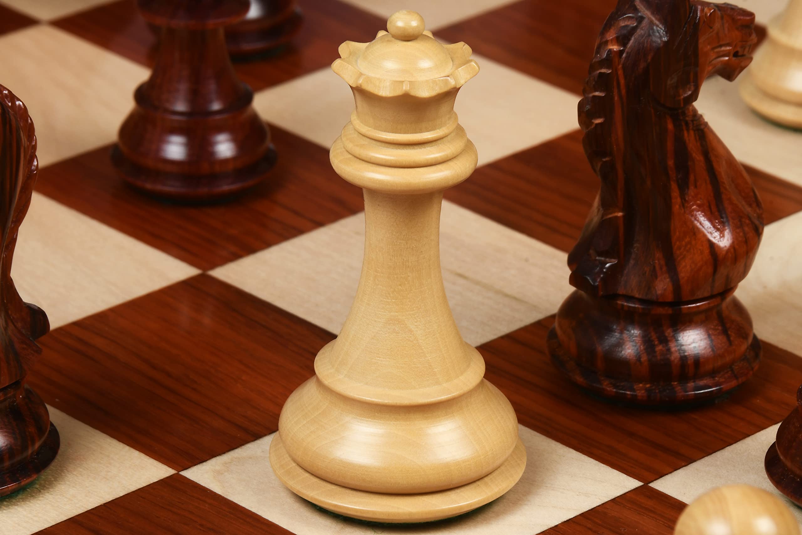 Professional Handmade Staunton Chess Pieces Set - 4.0