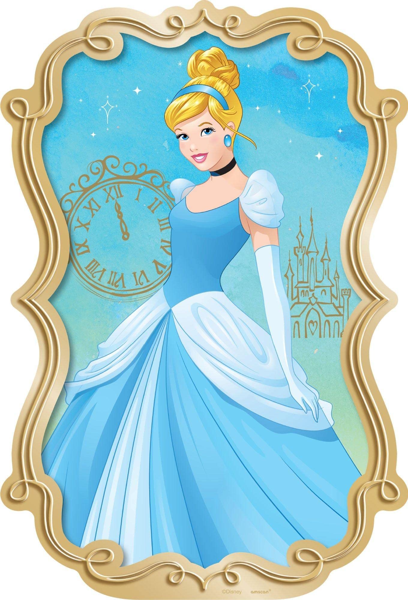 Disney Cinderella Life-Size 5ft Tall Cardboard Cutout - Perfect for Birthday Parties, Baby Showers, Princess Themed Events & Home Decorations