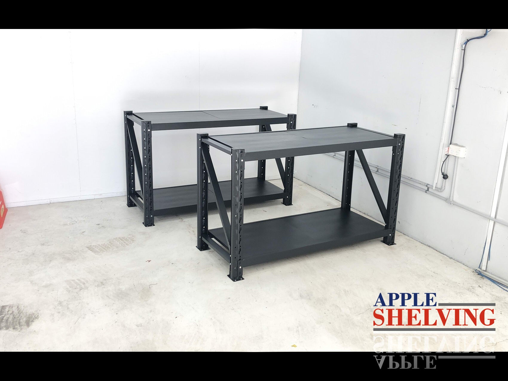 Heavy Duty Steel Workbench 1.5m x 0.94m x 0.6m - 500KG Capacity for Garage, Workshop & Industrial Use