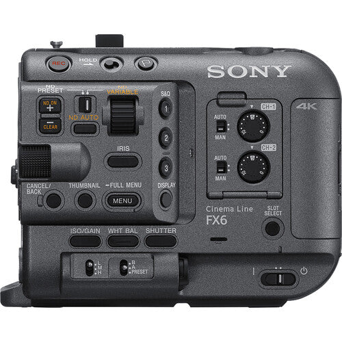 Sony FX6 Full Frame Cinema Camera - Professional 4K Video Camera for Filmmaking, Vlogging & Live Streaming - Perfect for YouTube, Movies & Broadcast Production