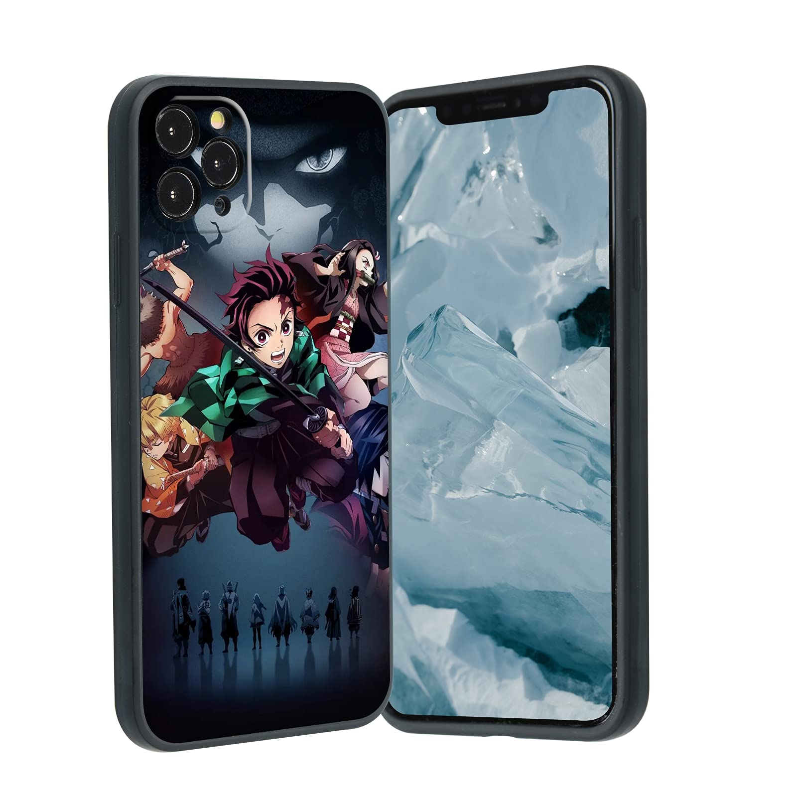 Vivist Demon Slayer Anime iPhone 11 Pro Case - Japanese Manga Character Soft Silicone Cover for Men & Women | Cute Cartoon Design for iPhone 11 Pro | Perfect for Anime Fans, Cosplay Events & Daily Use