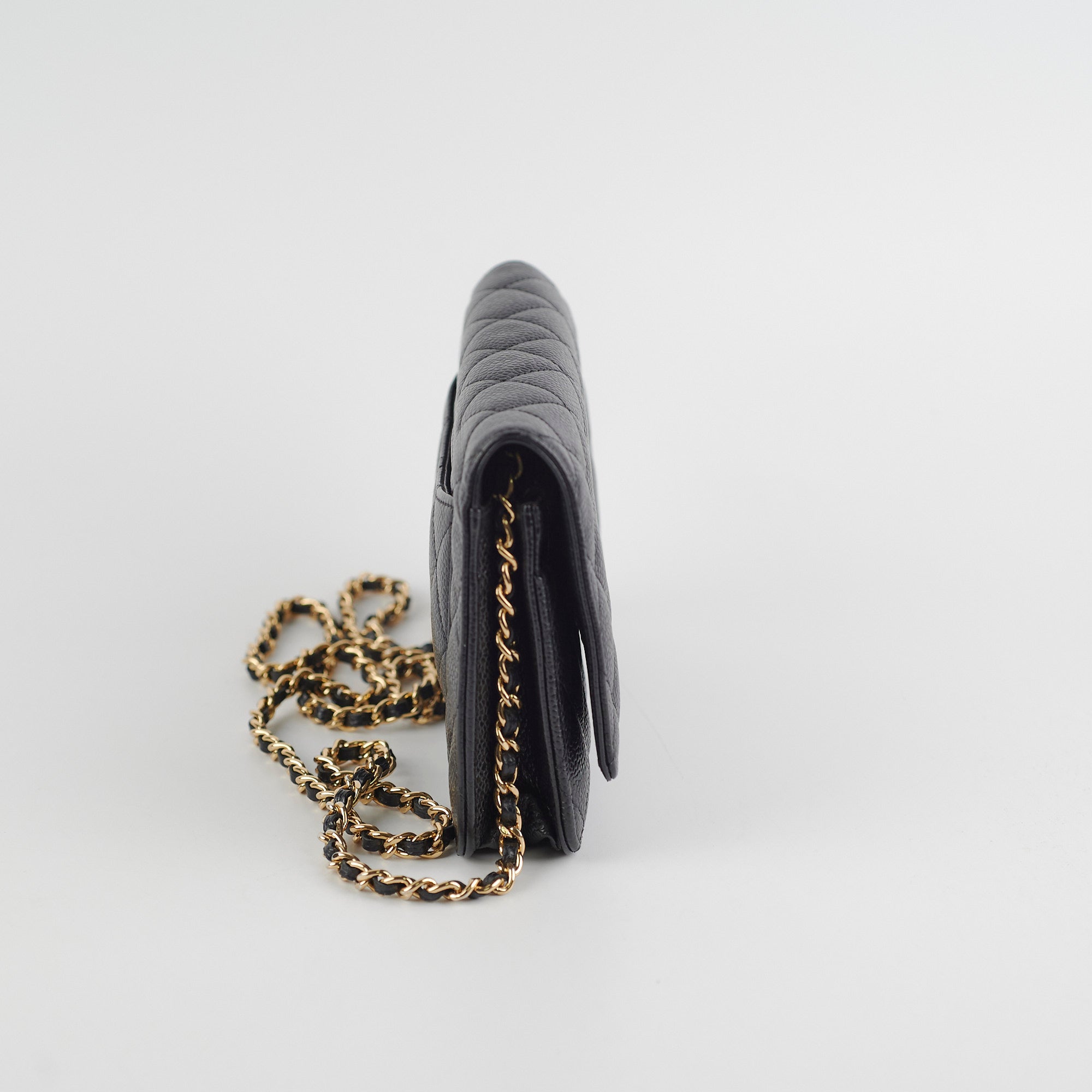 Chanel Caviar Wallet On Chain WOC Black Crossbody Bag - Luxury Designer Handbag for Women, Perfect for Evening Parties & Daily Use