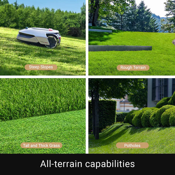 Dreame Robotic Lawn Mower A1 with OmniSense 3D Ultra System - Smart Automatic Lawn Mower for Small to Medium Yards - Perfect for Home, Garden & Backyard Maintenance