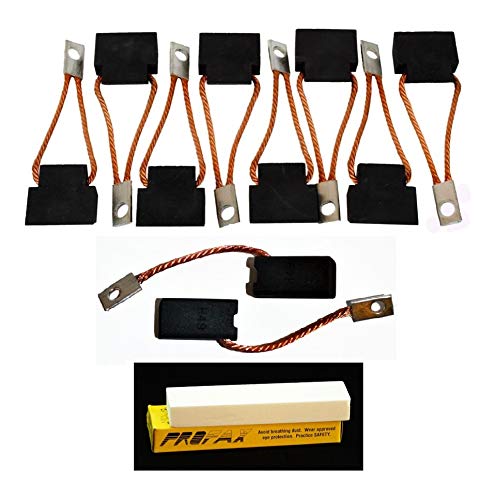 High-Performance Main Armature Brushes & Exciter Brushes for SA-200 Redface Short Hood - T2687 & T6968 (Codes Below 7700) - Ideal for Welding Machine Repair & Maintenance