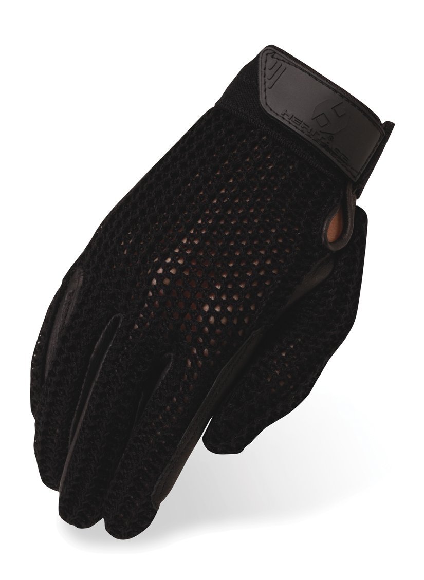 Heritage Crochet Riding Gloves for Equestrian - Breathable & Comfortable Horseback Riding Gloves for Women & Men - Perfect for English, Western Riding, Dressage & Horse Training