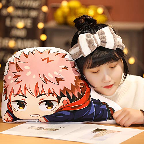 Anime Plush Pillow - Cute Japanese Character Throw Pillow, Soft Plushie Doll for Boys, Girls & Teens | Perfect for Bedroom Decor, Gaming Chairs, and Cozy Gift Ideas