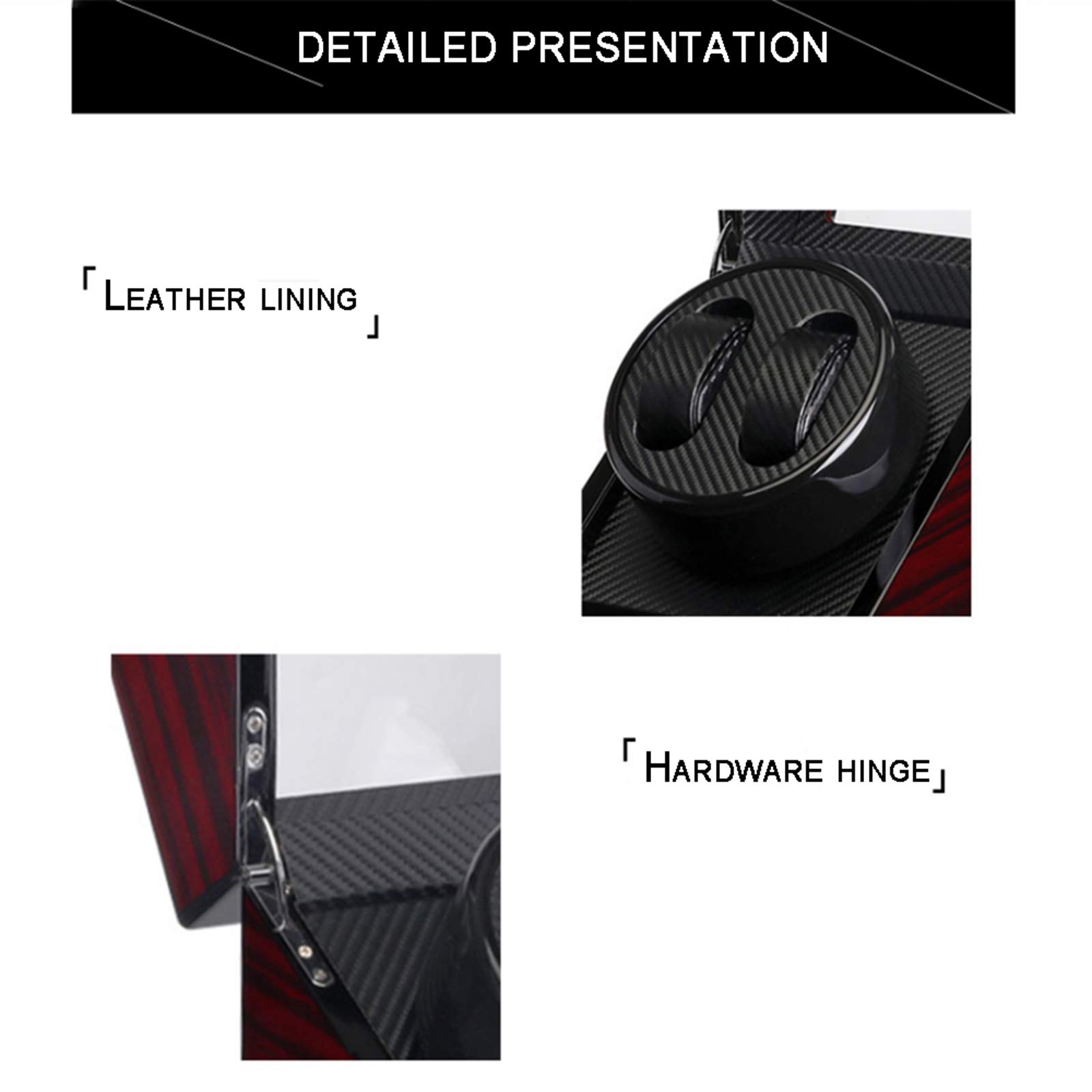 Premium Automatic Watch Winder with 5 Rotation Modes - Leather Storage Box for Men & Women | Perfect for Rolex, Omega & Luxury Watch Collections | Home Office & Travel Use