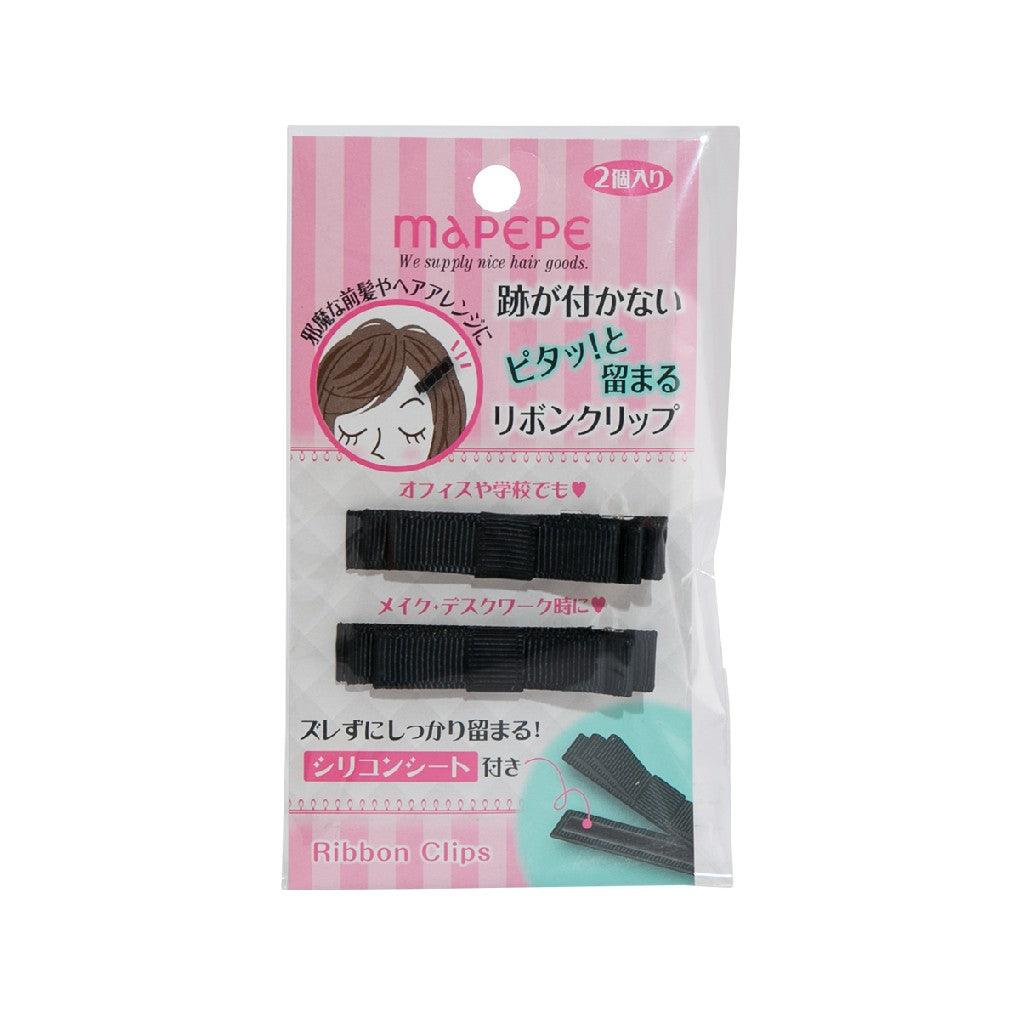 MAPEPE Non-Slip Ribbon Clips for Hair - Black (12 Pack) | No-Slip Hair Accessories for Women & Girls | Perfect for Weddings, Prom & Everyday Styling