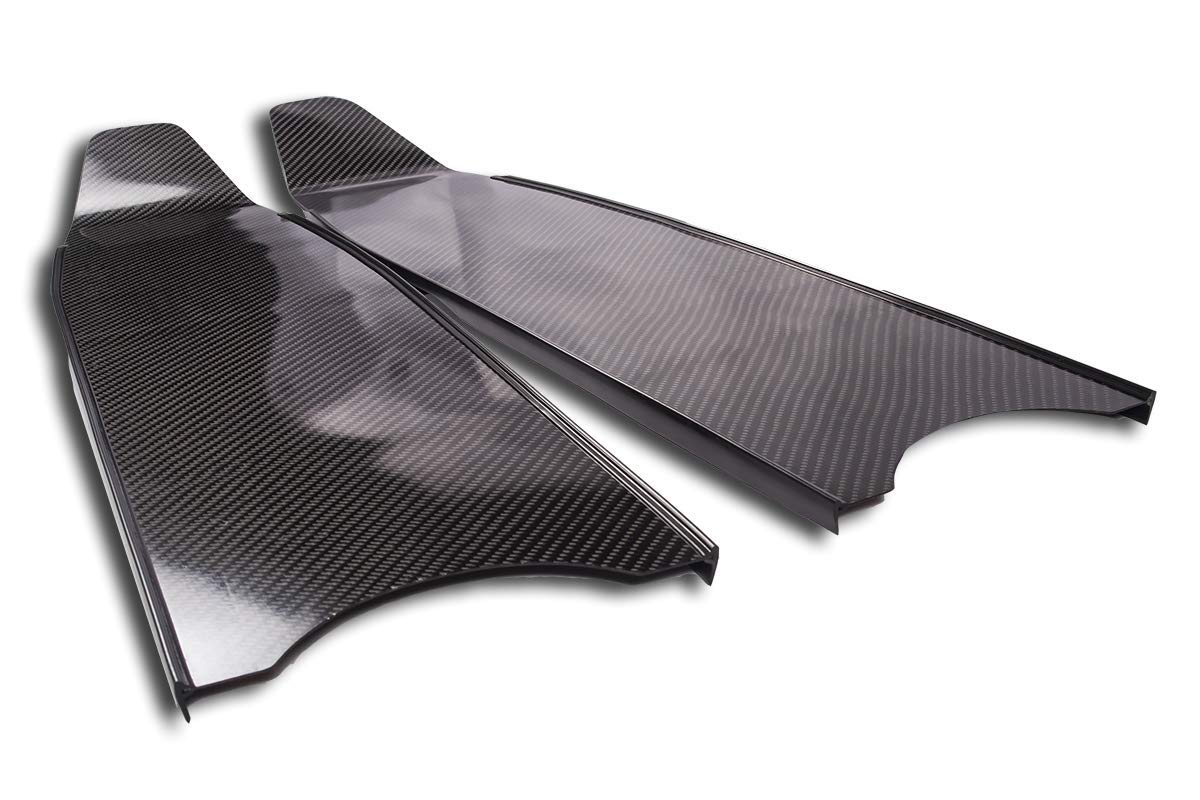 High-Performance Pure Carbon Fiber Freediving & Spearfishing Fins - Lightweight Diving Blades for Spearfishing, Apnea Training & Underwater Hunting