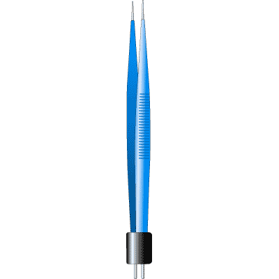 Bipolar Semkin Forceps .5mm 91 6111 - Precision Surgical Instrument for Microsurgery, Neurosurgery & Ophthalmic Procedures