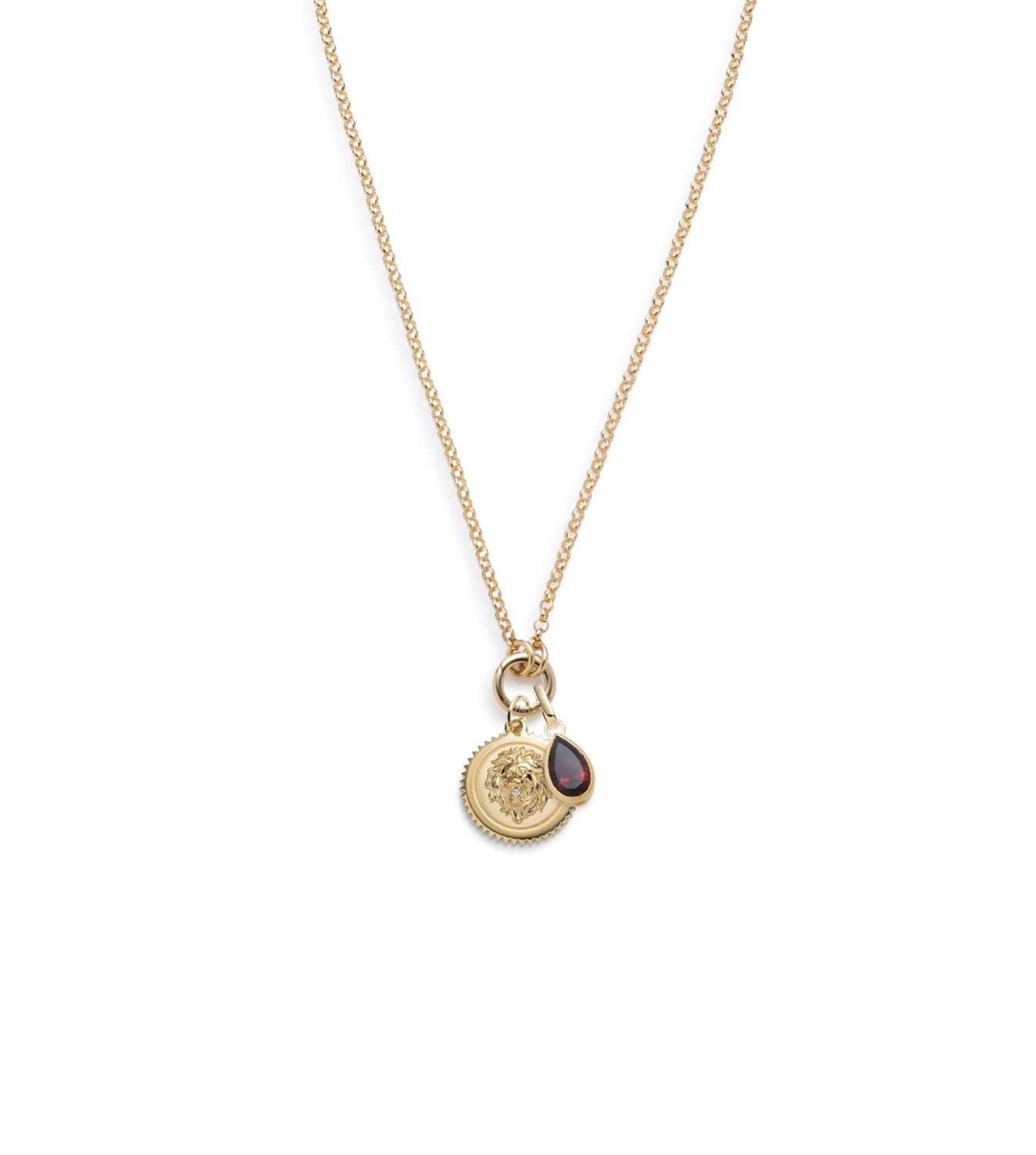 Strength & Love Small Open Belcher Necklace - Elegant Gold or Silver Pendant for Women - Perfect for Everyday Wear, Gifts & Special Occasions