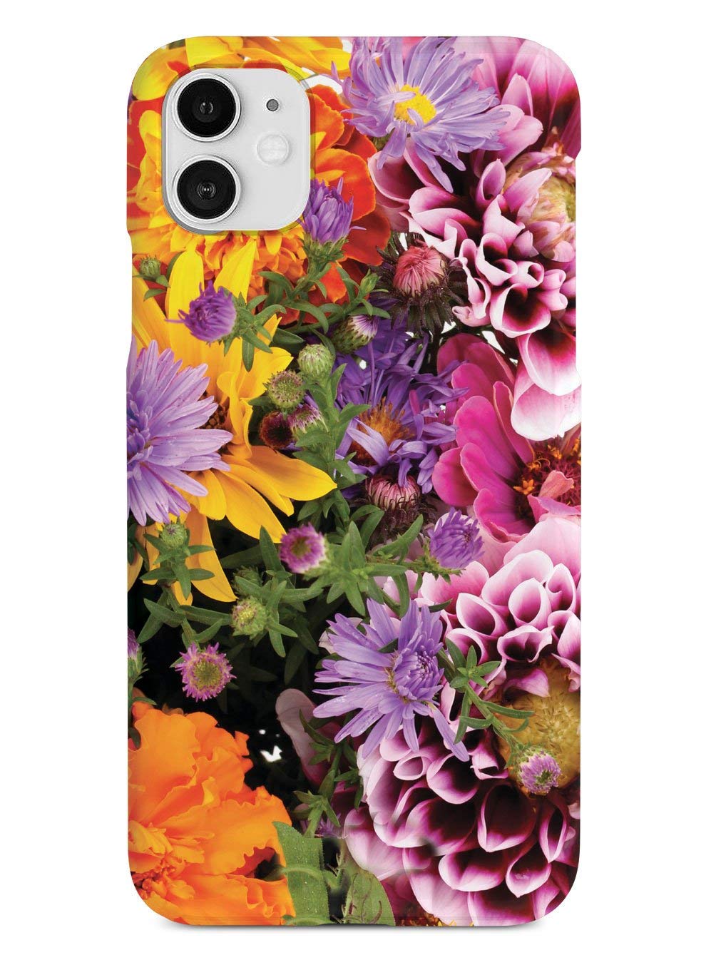 Inspired Cases - Premium 3D Textured Protective Phone Case Compatible with iPhone 12 Mini - Spring Floral Design | Slim Fit Shockproof Cover for Everyday Use & Outdoor Activities