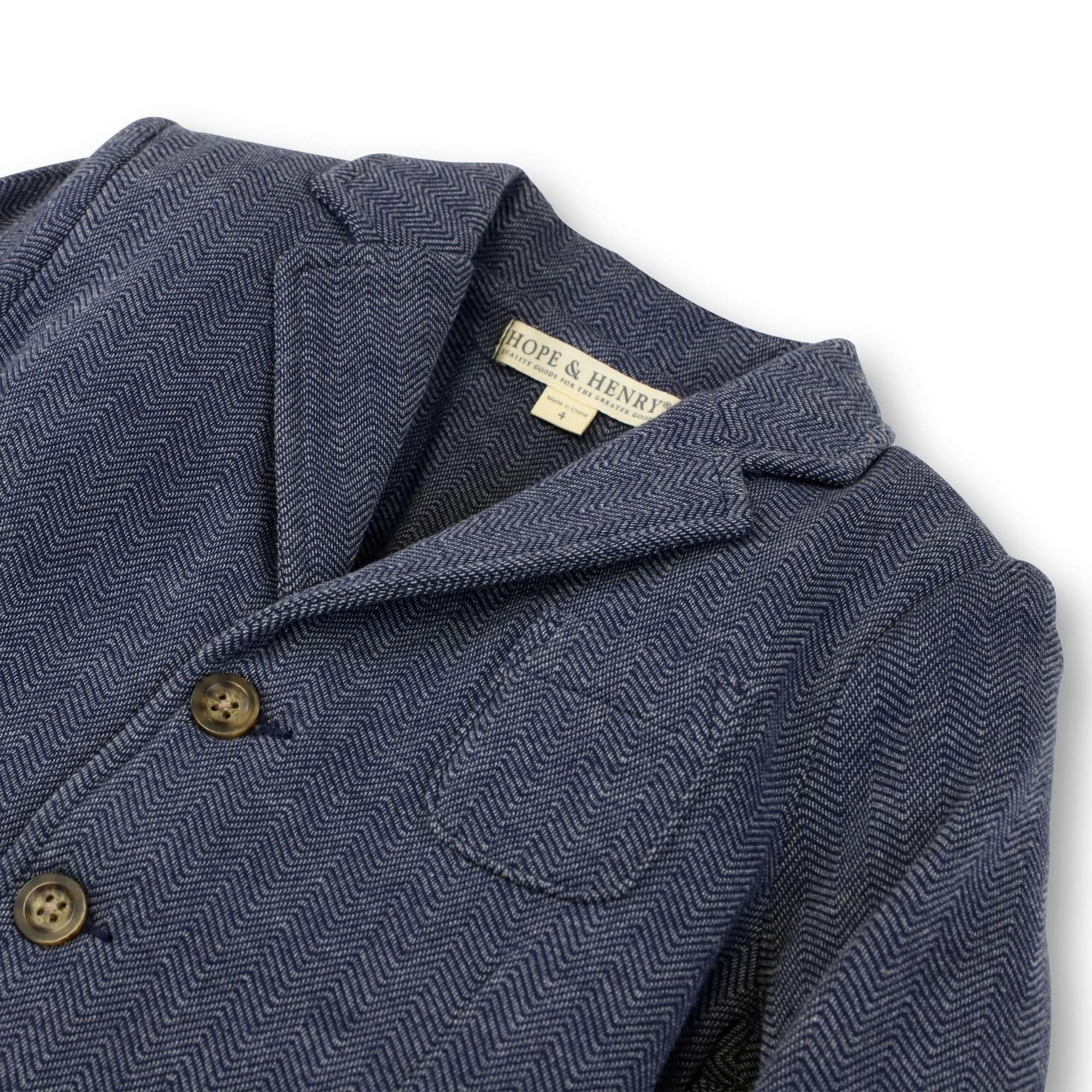 Hope & Henry Boys Blazer Suit Jacket - Classic Formal Wear for Kids, School, Weddings & Special Occasions | Premium Quality, Comfort Fit & Stylish Design
