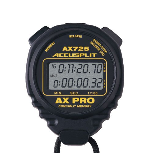 MSSTP725 Coaches Aids Measuring Devices Stopwatches - Accusplit Professional Sports Timer for Track & Field, Swimming, and Fitness Training | High Precision Stopwatch for Coaches and Athletes