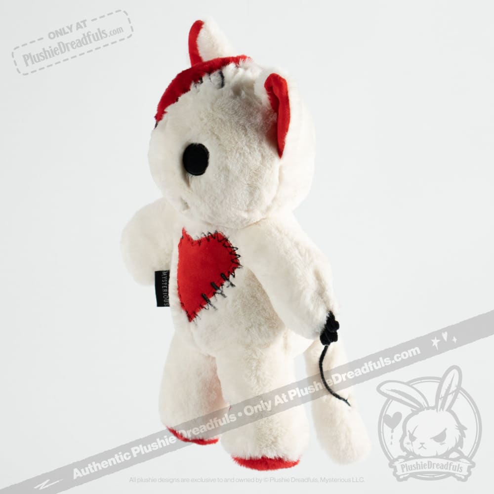 Plushie Dreadfuls Love Kitten Stuffed Animal - Soft Cute Plush Toy for Kids, Cat Lovers & Gift Giving | Perfect for Cuddling, Bedroom Decor & Stress Relief