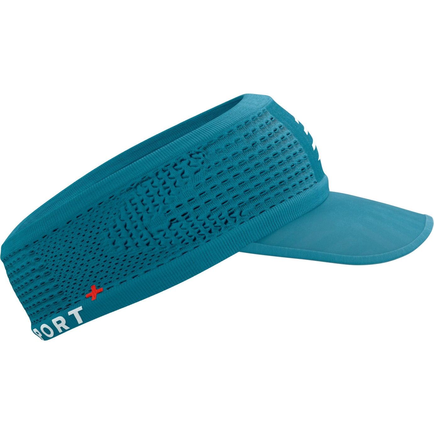 Compressport Unisex Spiderweb Headband ON/OFF - Moisture Wicking Sports Headband for Running, Cycling & Workouts - Mosaic Blue Design