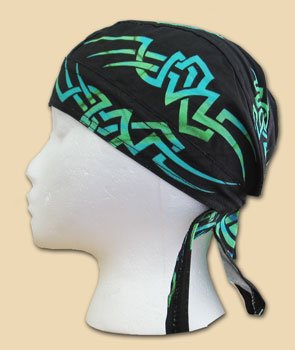 Flagline Tribal Greens - Stylish Ezdanna Headwrap for Women | Fashionable Hair Accessory for Parties, Festivals & Everyday Wear
