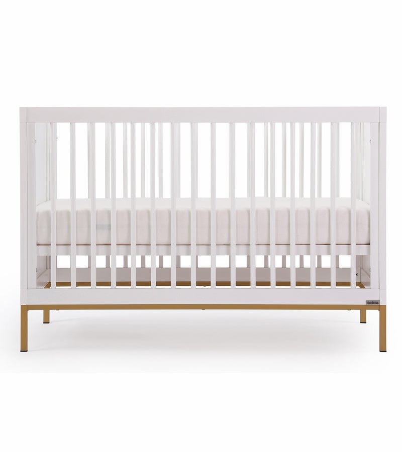 Chicago 3-in-1 Convertible Baby Crib with Toddler Bed & Daybed - Safe & Stylish Nursery Furniture for Newborns to Toddlers - Perfect for Small Spaces & Modern Nurseries