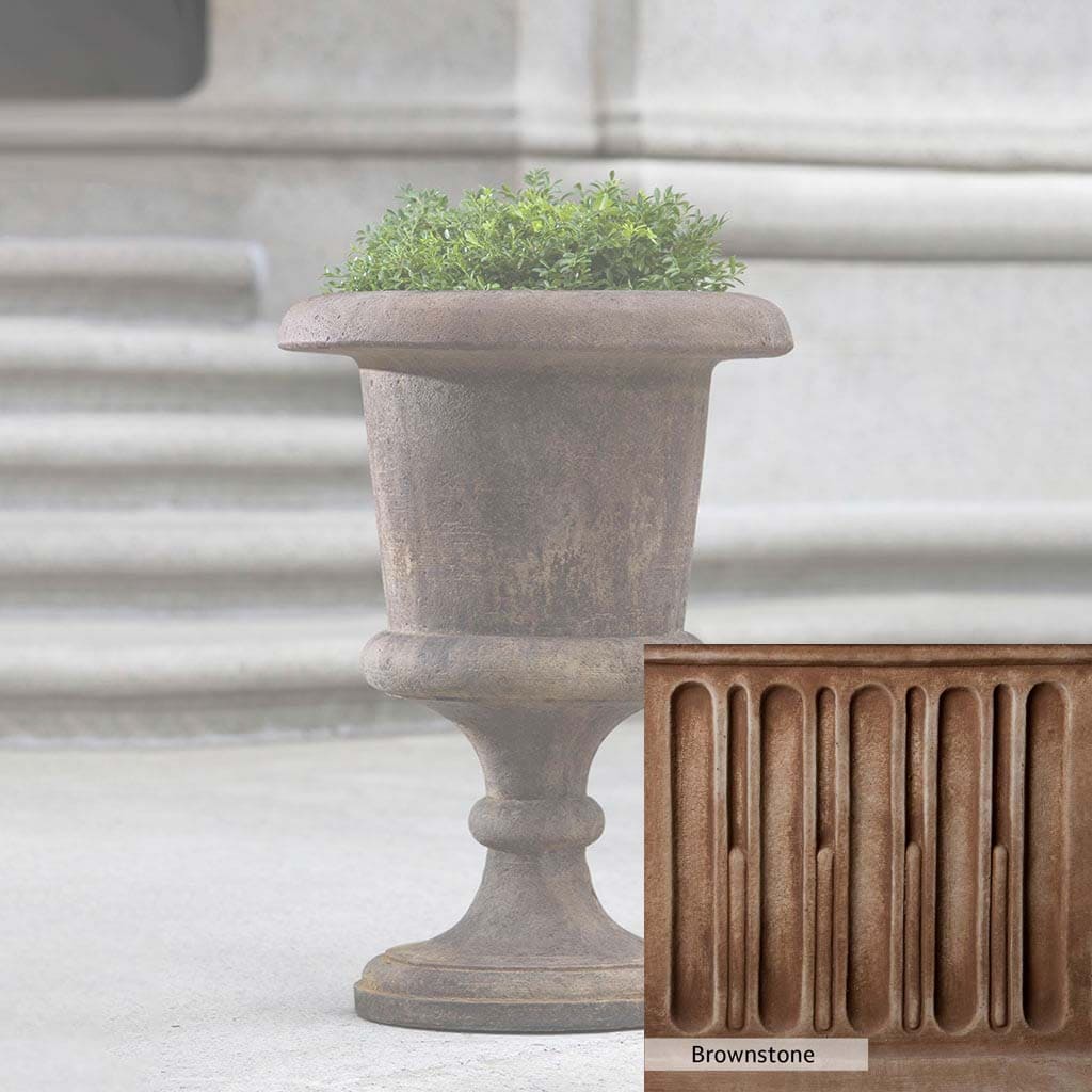 Campania International Smithsonian Goblet Urn - Elegant Glass Vase for Home Decor, Wedding Centerpieces & Memorial Displays