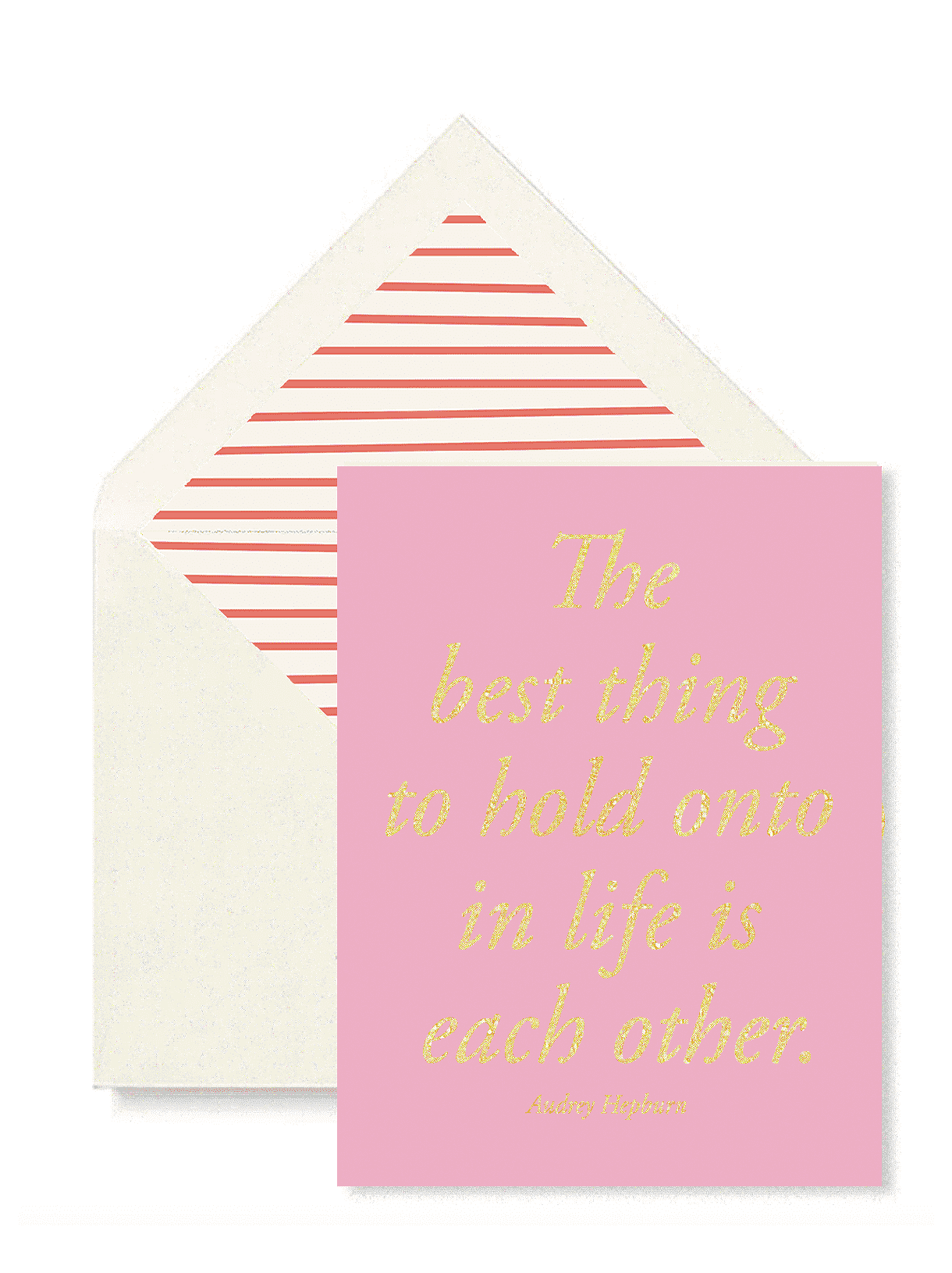 Premium Pink Greeting Cards - Elegant Single Folded Card & Boxed Set of 8 for Birthdays, Anniversaries, Thank You Notes & Special Occasions