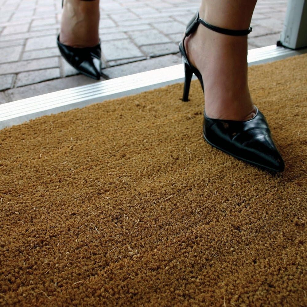 Premium Natural Fiber Cocoa Doormat - 3/4