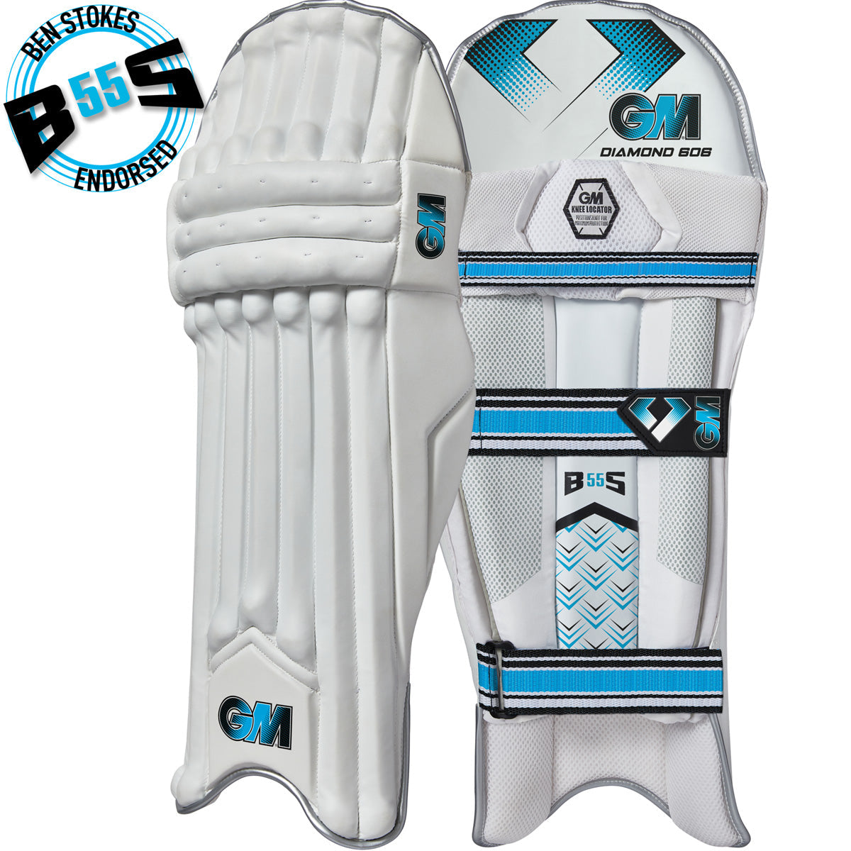 Gunn & Moore Diamond 606 Cricket Batting Pads 2025 | Premium Cricket Leg Guards for Adult Players | Perfect for Practice & Match Play
