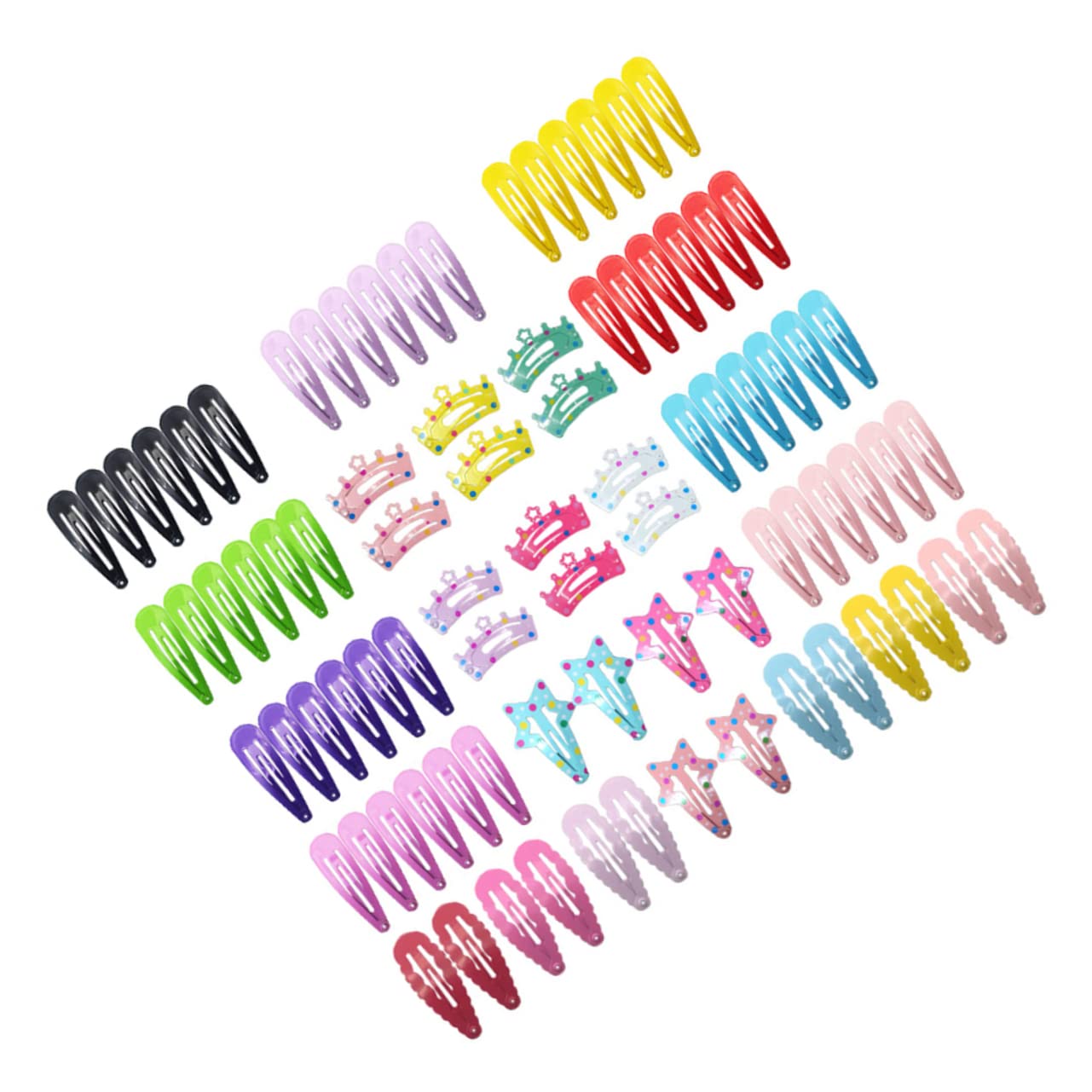 Beaupretty 84pcs Toddler Hair Clips Set for Girls - Snap Hair Grips, Bang Clips & Hairpins for Kids - Cute Hair Accessories for Toddler Girls (Perfect for School, Parties & Daily Styling)