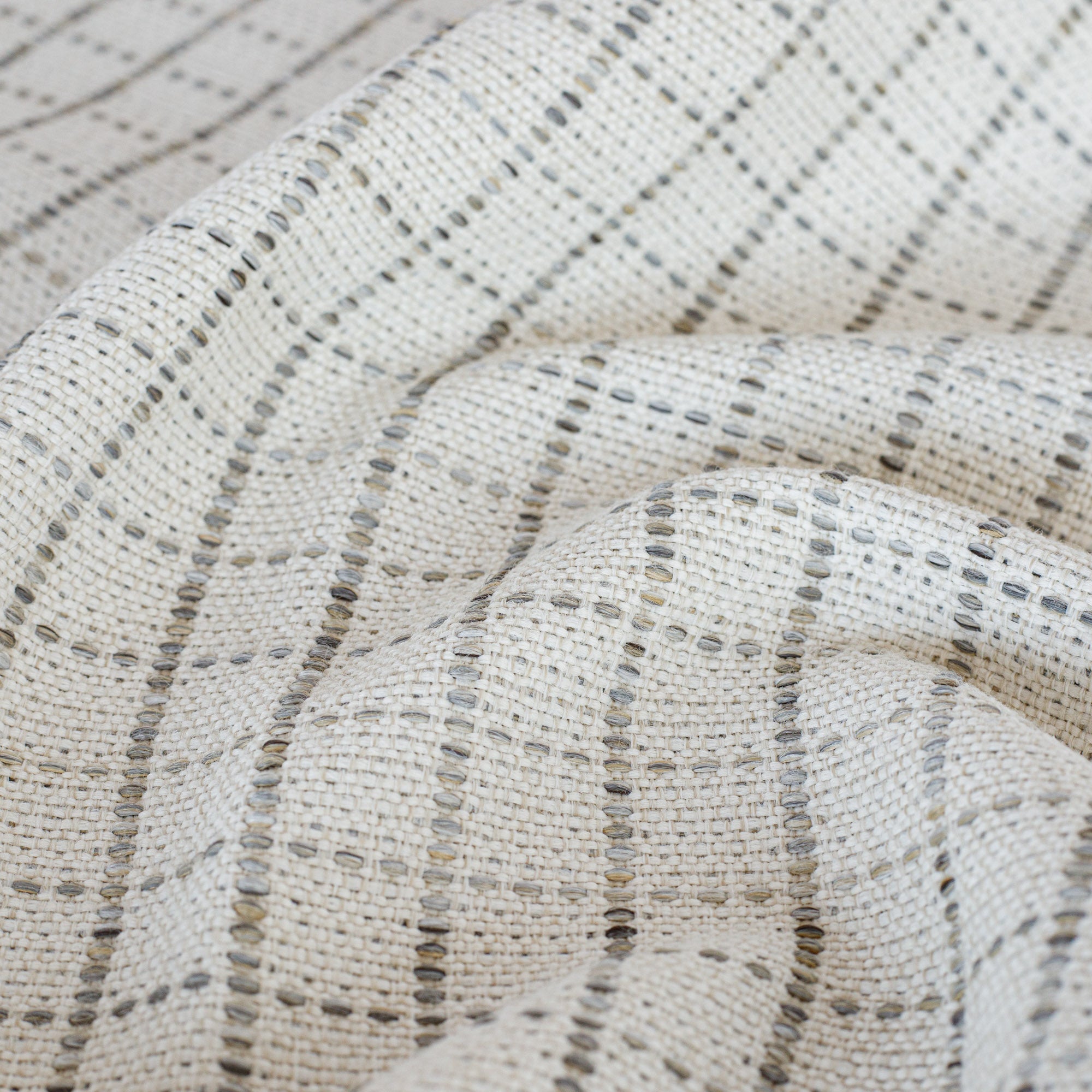 REMNANT Keely Check, Birch 34 - Premium Home Decor Fabric for Curtains, Upholstery & DIY Projects