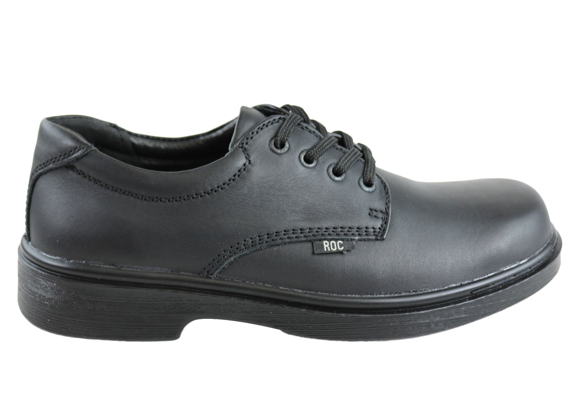 ROC Strobe Junior Kids Comfortable Durable Lace Up School Shoes - Lightweight Sneakers for Boys & Girls - Perfect for School, Play & Everyday Wear