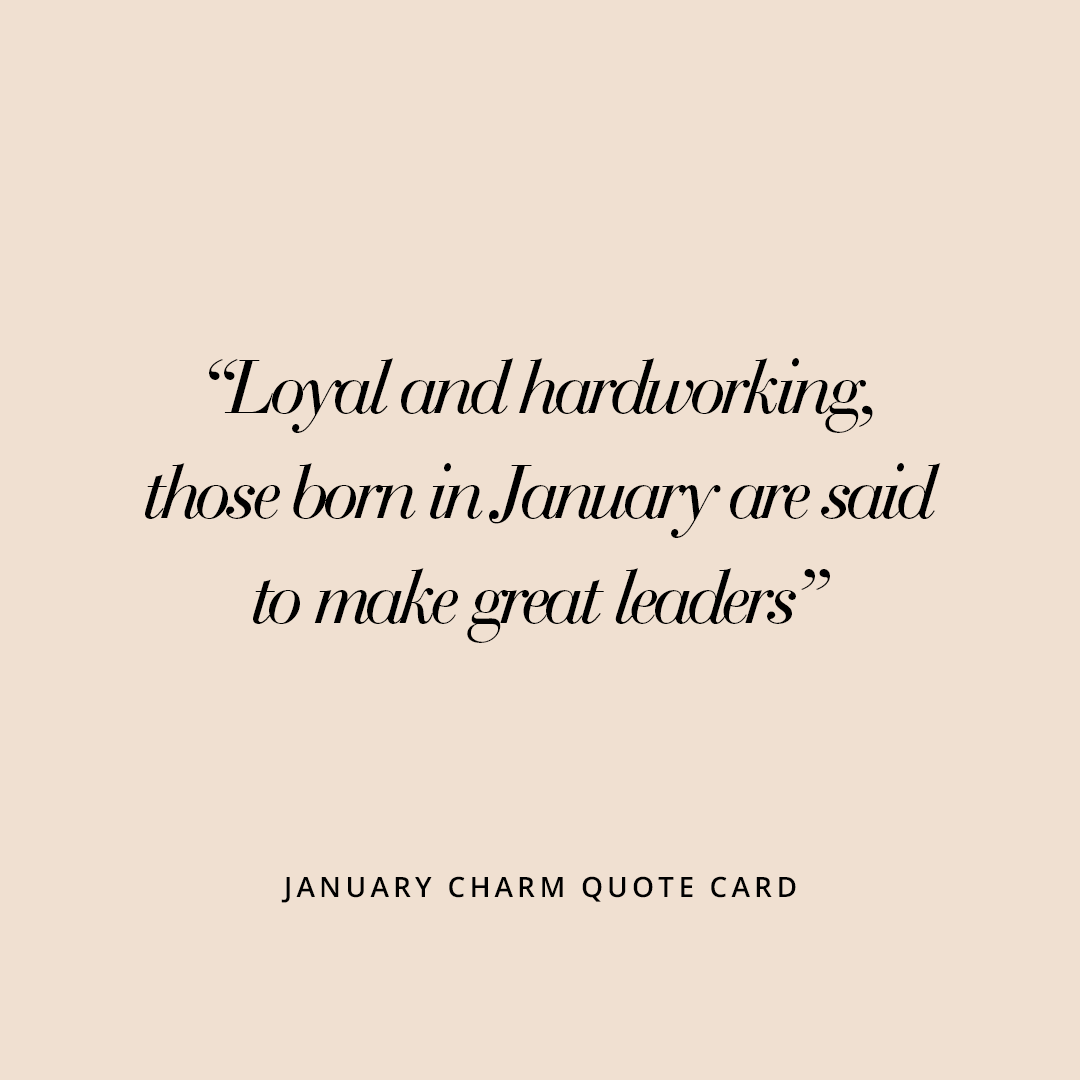 January Birthstone Charm for Petite Jewelry - Perfect for Necklaces, Bracelets & Gifts