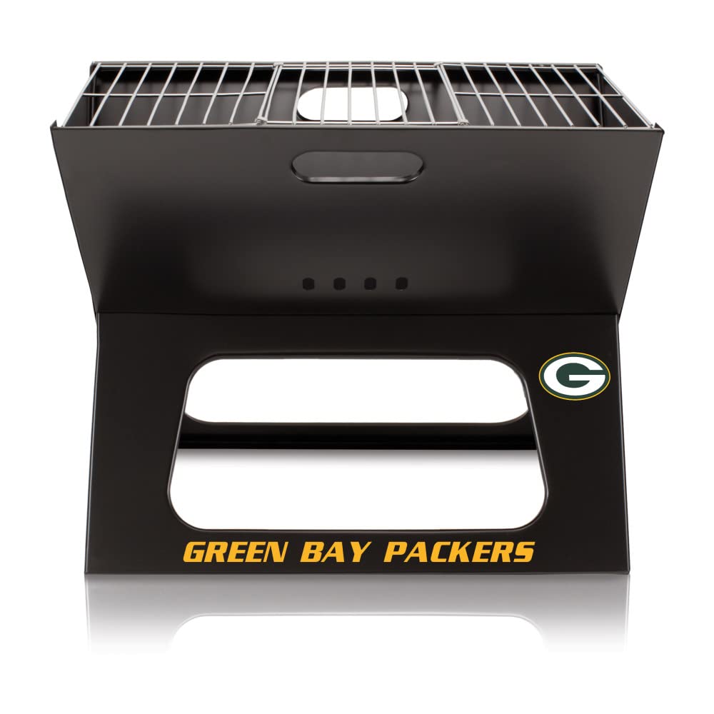 Portable NFL X-Grill Charcoal BBQ Grill for Camping, Tailgating & Outdoor Cooking - Perfect for Backyard, Picnics & Game Day Parties