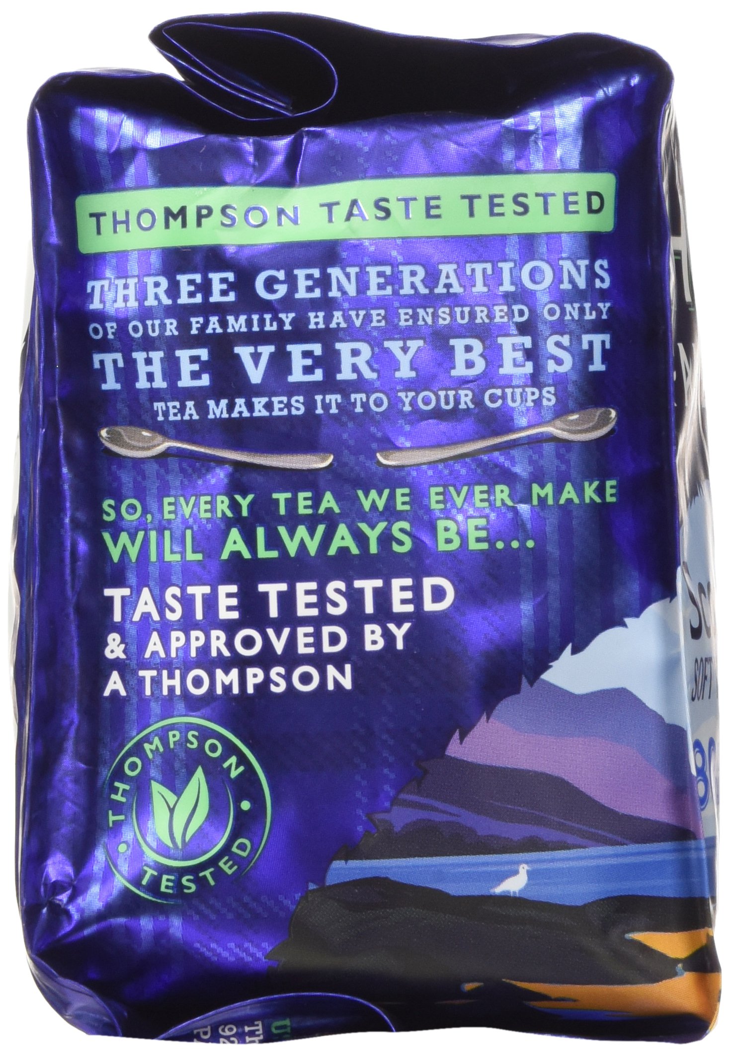 Premium Thompson's Scottish Blend Tea - 80 Tea Bags | Authentic Black Tea Blend | Perfect for Morning Boost, Afternoon Relaxation & British Tea Time
