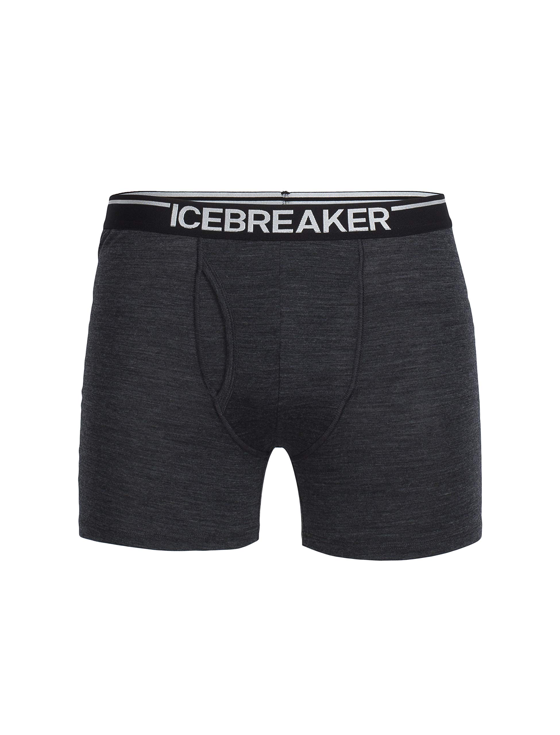Icebreaker Men's Merino 150 Anatomica Boxers with Fly - Ultra Soft Merino Wool Underwear for Travel & Outdoor Activities