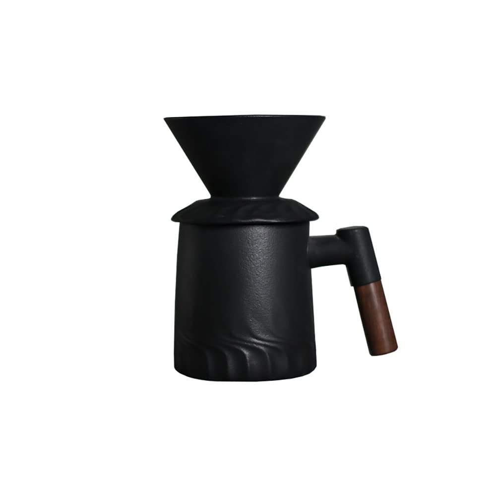 Ceramic Pour Over Coffee Maker Set - 400ml for Home & Office Brewing