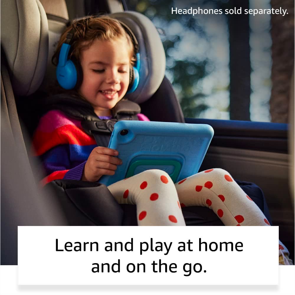 Fire 7 Kids Tablet 16GB Purple - Durable & Parental Control | NuPro Zipper Sleeve Purple/Pink | Perfect for Learning & Travel