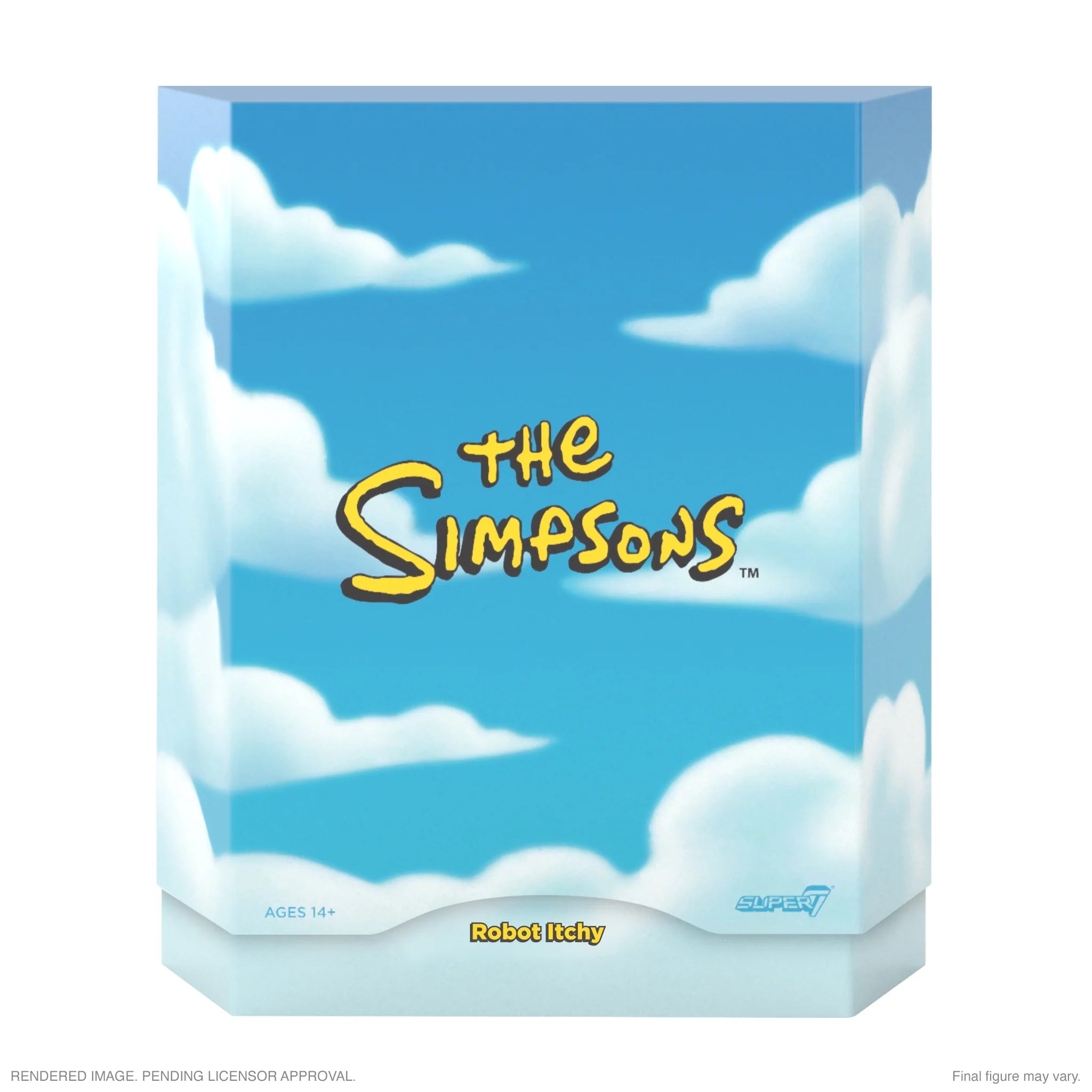 The Simpsons ULTIMATES! Robot Itchy Action Figure - Collectible Toy for Fans, Perfect for Display & Play - Great Gift for Animation Lovers & Collectors