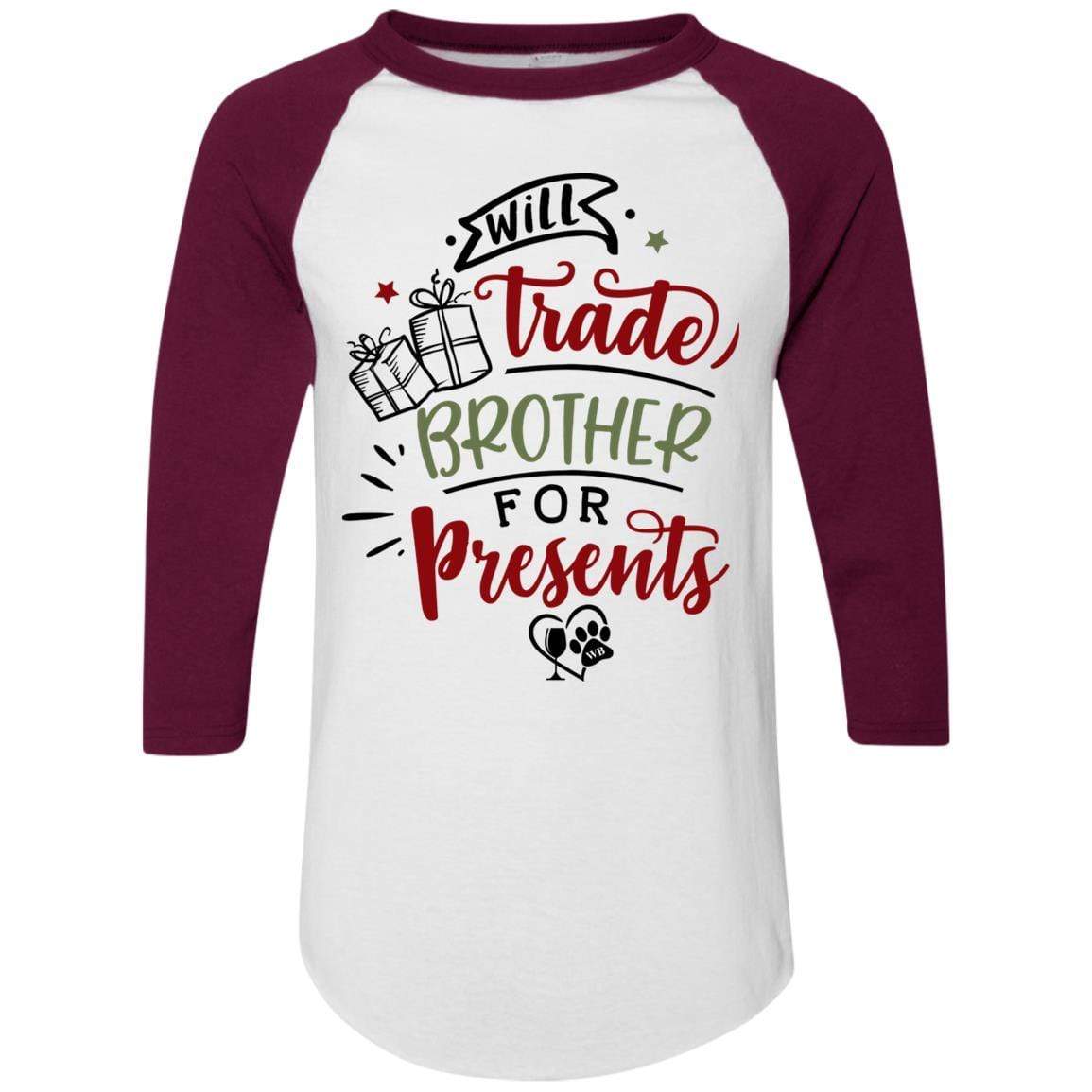 WineyBitches.Co Colorblock Raglan Jersey - Stylish Women's Baseball Tee for Casual Wear, Lounge & Weekend Outfits