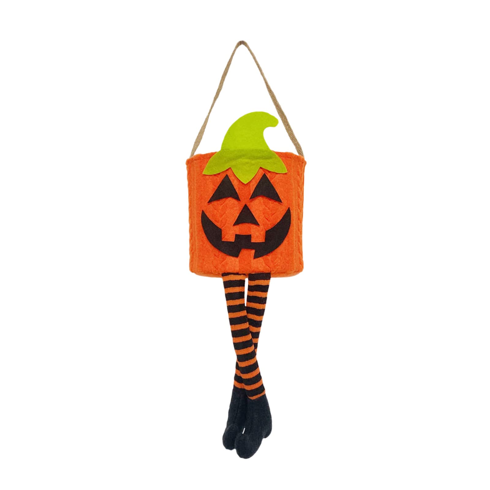 FABFEGU Halloween Candy Bucket Pendant - Non-Woven Party Decorations for Halloween, Bachelorette & Events - Perfect for Trick-or-Treating, Party Favors & Home Decor