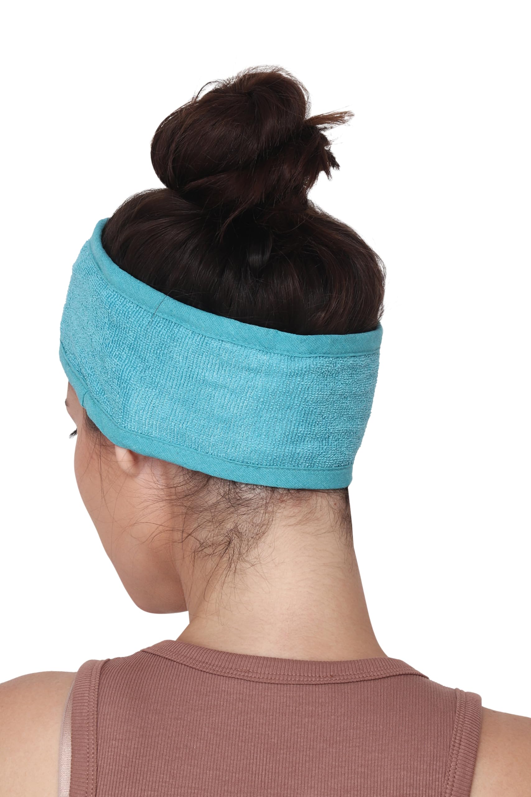 BLENQISH Women's Soft Stretchable Headbands for Makeup, Skincare & Hair Styling - 3 Pack Multicolor Hair Accessories for Face Wash, Spa & Daily Use