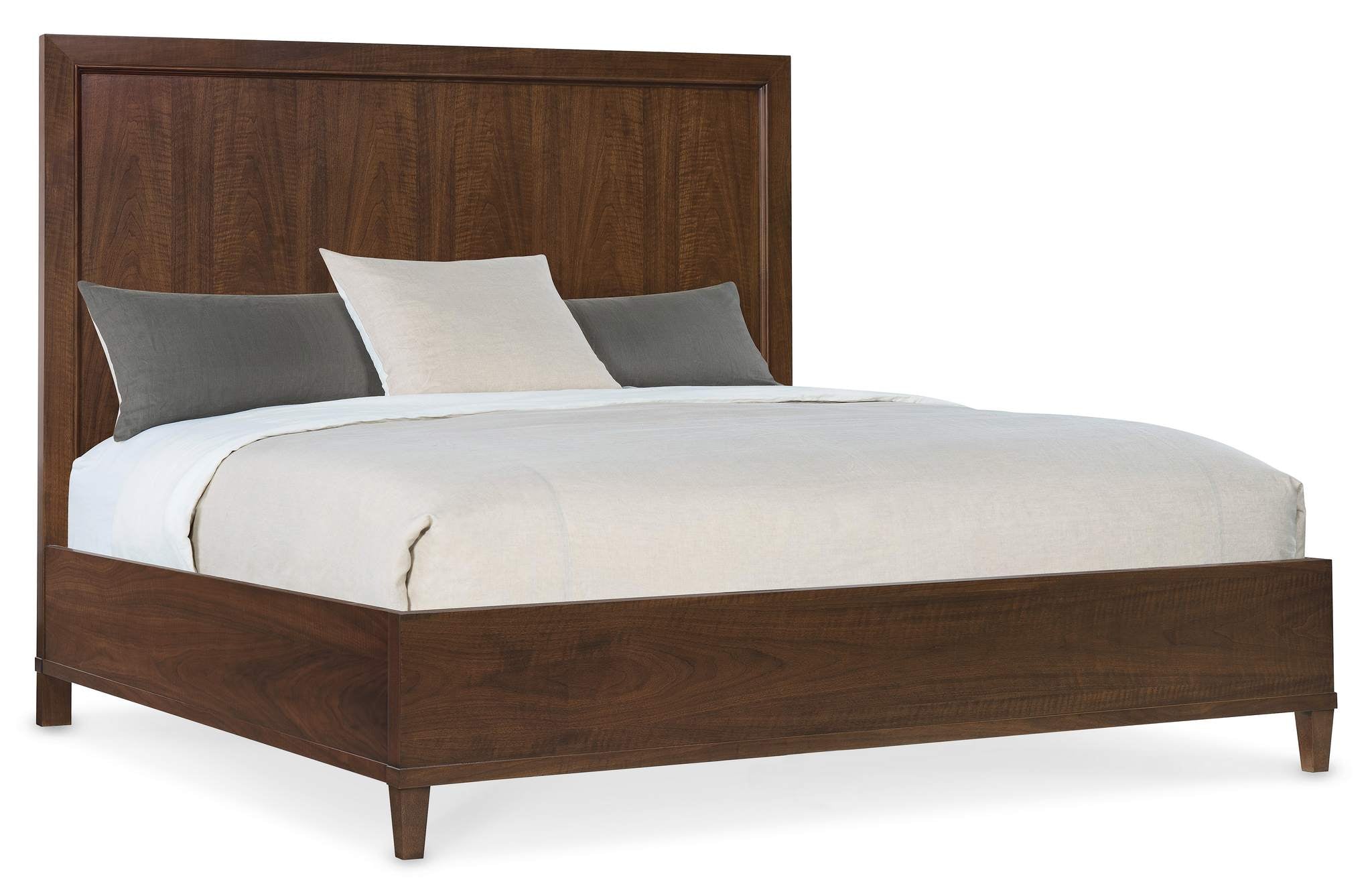 Hooker Furniture Archives King Panel Bed in Dark Wood - 6123 90266 89 | Elegant Bedroom Furniture for Master Suites & Guest Rooms