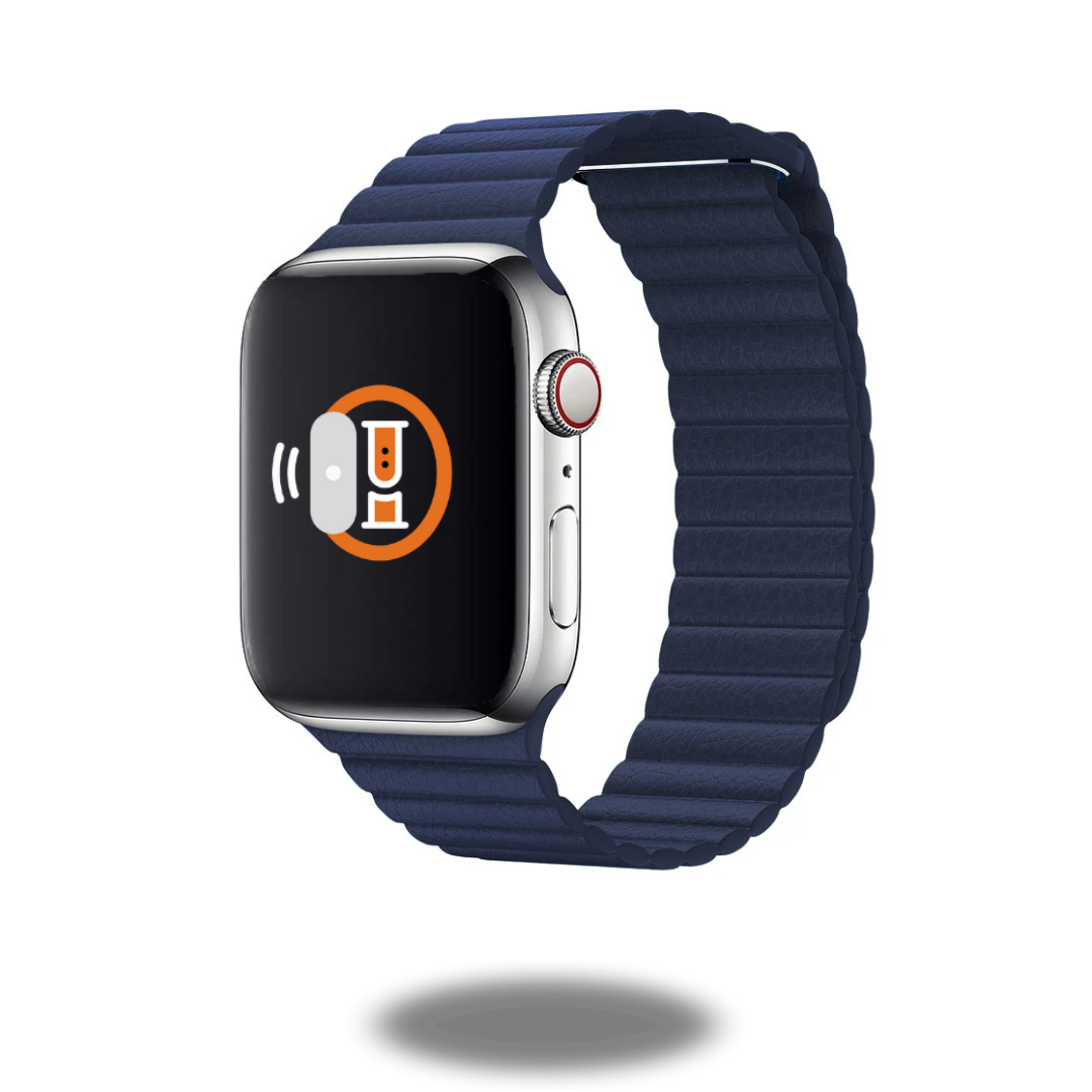 Premium Genuine Leather Loop Bands for Apple Watch - Adjustable & Comfortable Strap for Workout, Running & Everyday Wear