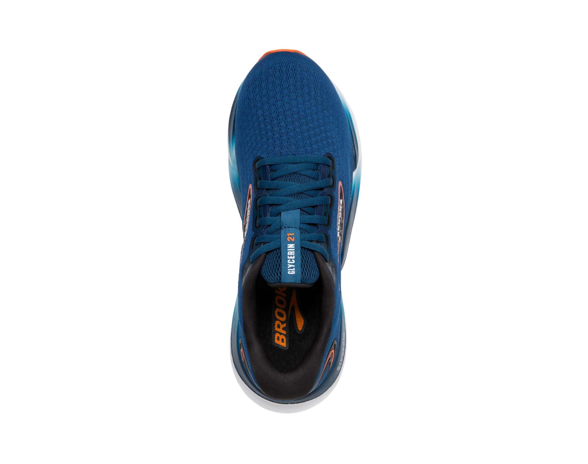 Brooks Glycerin 21 Men's Running Shoes - Premium Cushioned Road Shoes for Jogging & Marathon Training - Lightweight Comfort for Long Distance Running