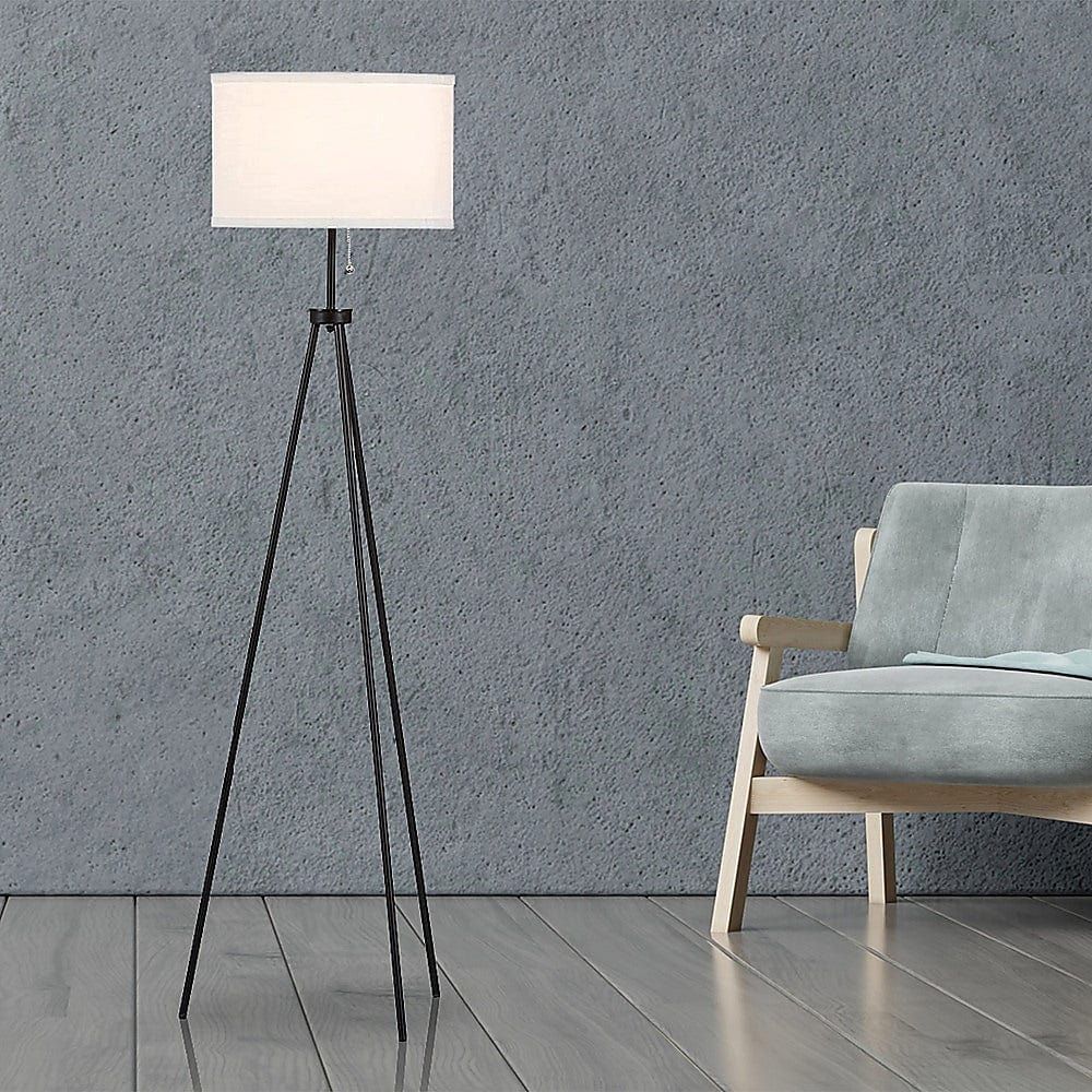 Vintage Mid Century Modern Tripod Floor Lamp - Adjustable Standing Light for Living Room, Bedroom, or Office Decor - Perfect for Reading Nook, Lounge Area & Home Office Lighting