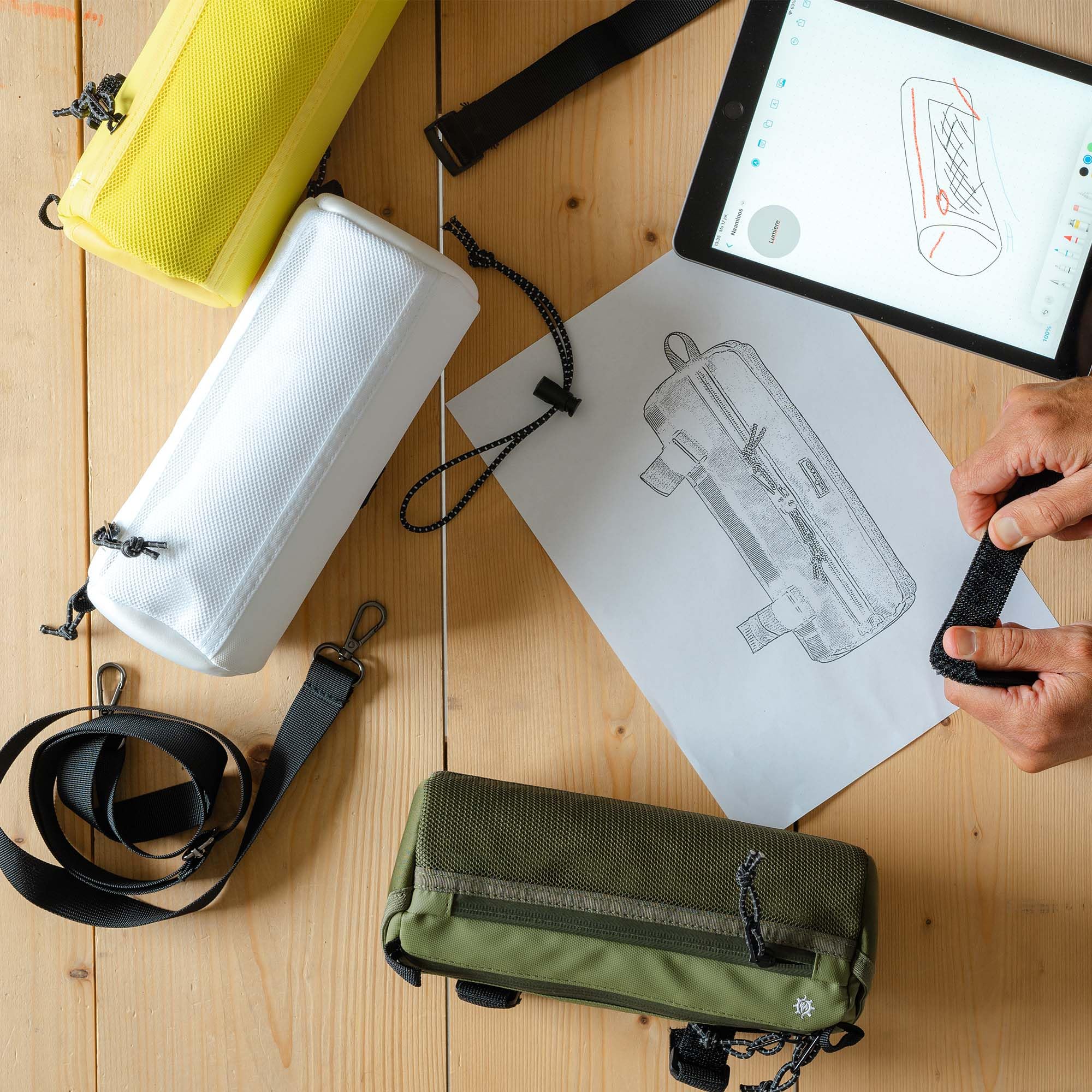 Lumiere & Co. Waterproof Bike Handlebar Bag - Front Bicycle Storage Pouch for Phone, Keys & Essentials - Perfect for Commuting, Cycling & Outdoor Adventures